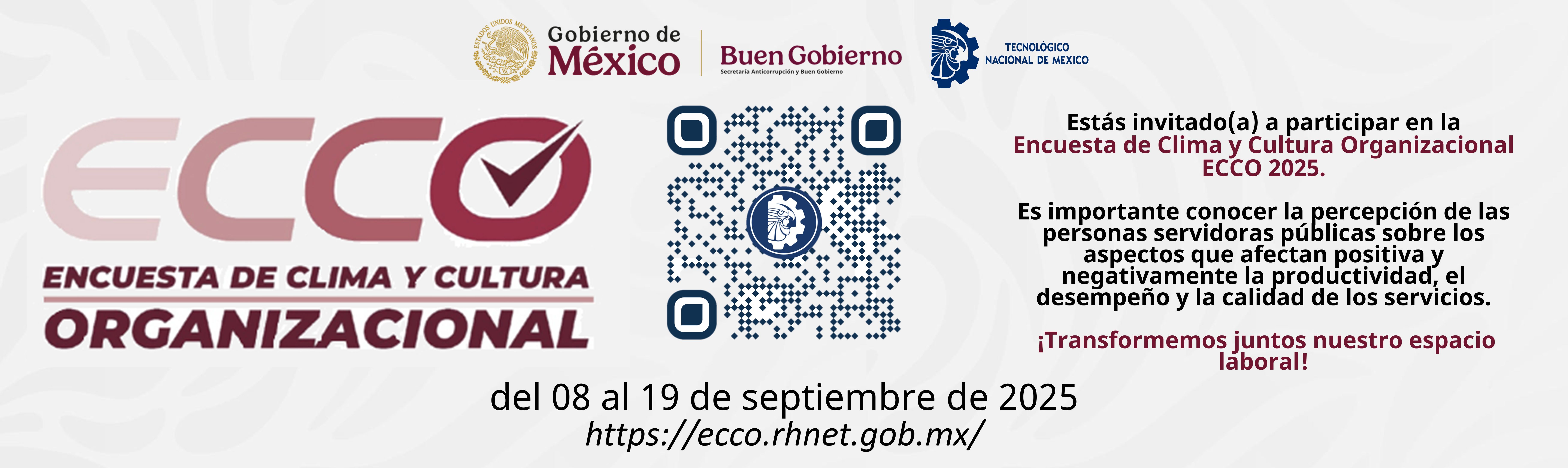 Encuesta de Clima y Cultura Organizacional ECCO 2025.
